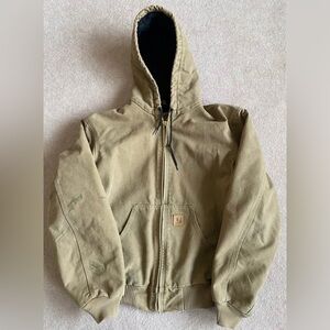 Carhartt Men's Tan Hooded Jacket